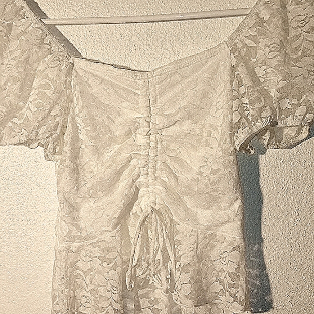 Elegant Lace Off-Shoulder Top